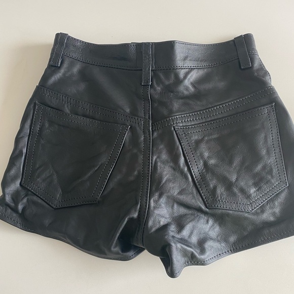 Real Authentic Leather Shorts - Picture 2 of 4
